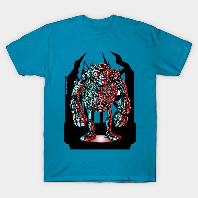 Robot A4 T-Shirt by RickLucey